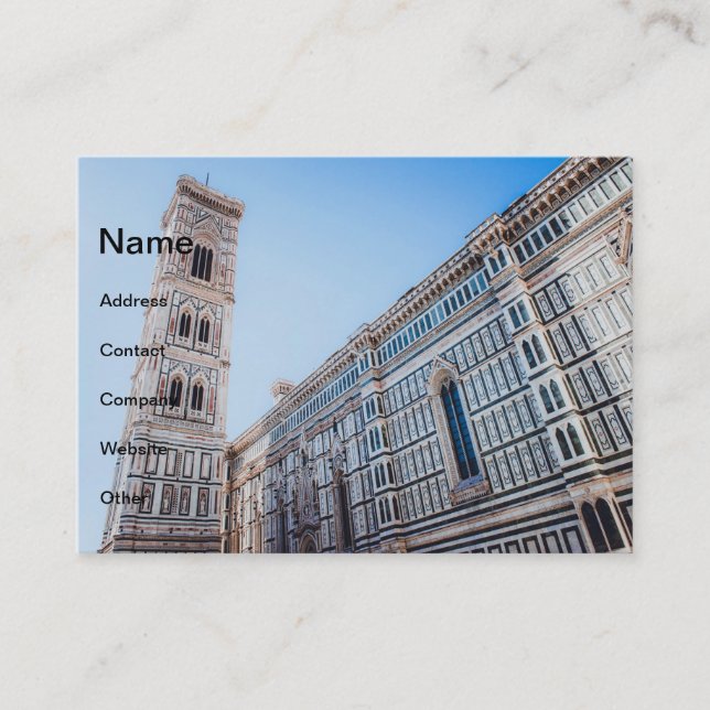 Florence Cathedral Business Card (Front)