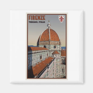 Florence - Cathedral from Bell Tower Magnet