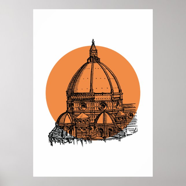 Florence Cathedral Poster (Front)