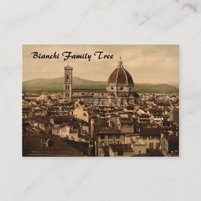 Florence Cathedral, Tuscany, Italy Business Card (Front)