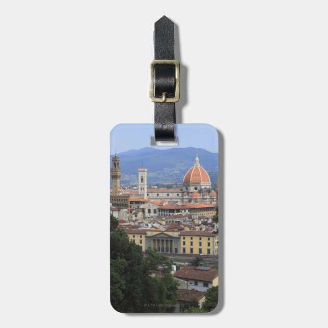 Florence Cityscape Luggage Tag (Front Vertical)