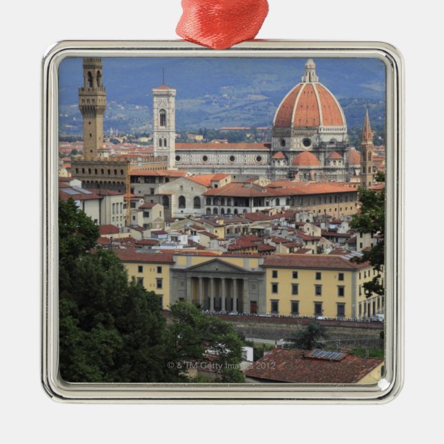 Florence Cityscape Metal Ornament (Front)