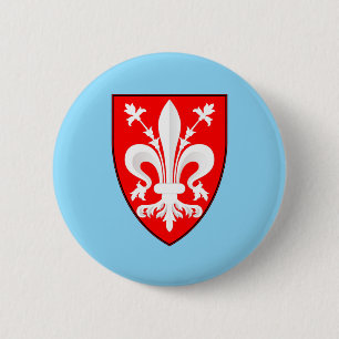 Florence Coat of Arms 2 Inch Round Button