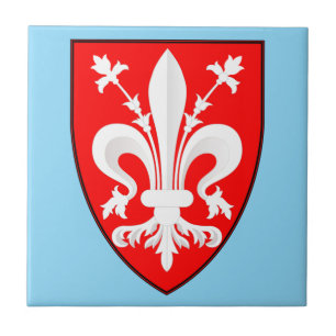 Florence Coat of Arms Tile