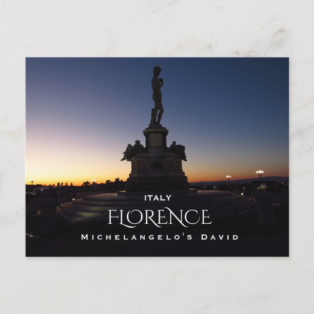 Florence, David Postcard (Front)