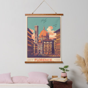 Florence, firenze italy travel gifts hanging tapestry