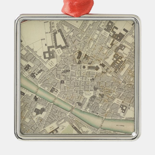 Florence Firenze Metal Ornament (Front)