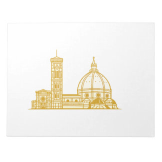 Florence Gold Line Art Minimal Luxury Notes