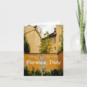 Florence Italie - Architecture Jaune