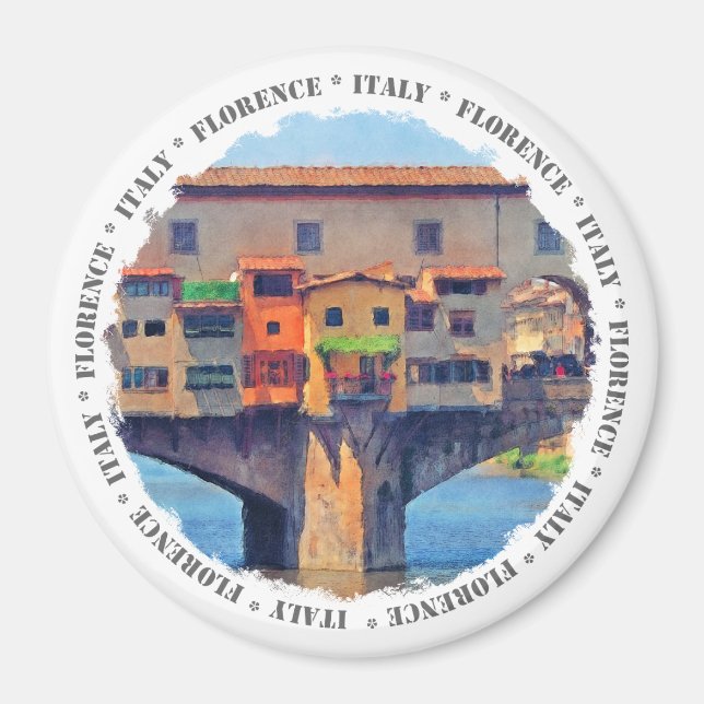 Florence, Italie Magnet (Devant)