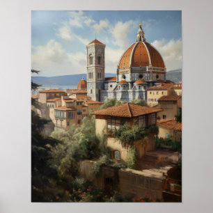 Florence Italie Peinture Art Imprimer Poster