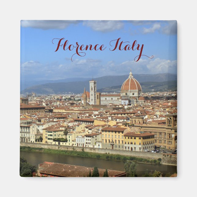 Florence Italie skyline Travel Magnet (Devant)