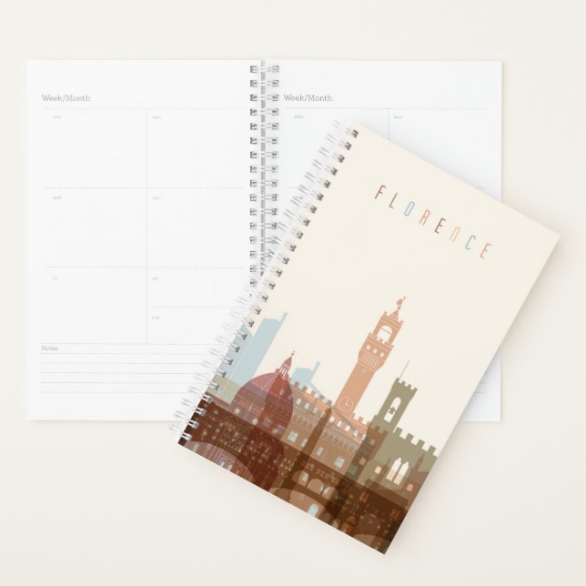 Florence, Italie | Ville Skyline (Devant avec enveloppe)