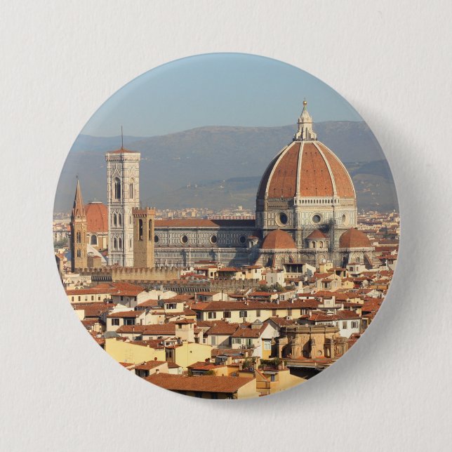 Florence, Italy 3 Inch Round Button (Front)