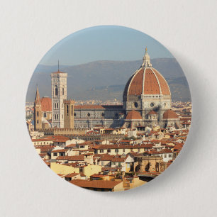 Florence, Italy 3 Inch Round Button