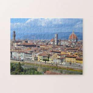 Florence, Italy Aerial View Jigsaw Puzzle