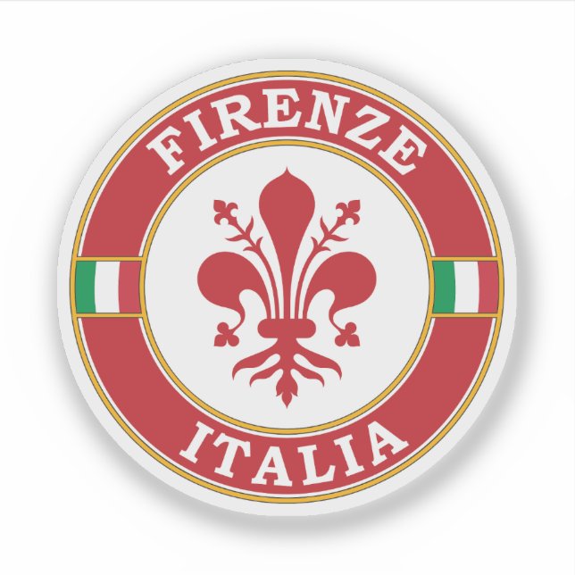 Florence Italy Circle Emblem (Front)