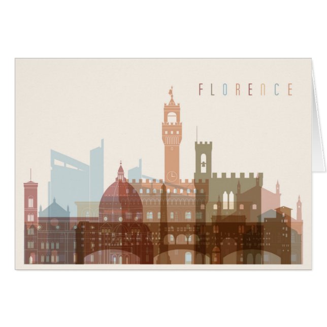 Florence, Italy | City Skyline (Front Horizontal)