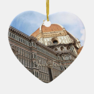 Florence Italy Duomo Holiday Photo Ceramic Ornament