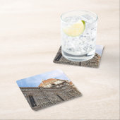 Florence Italy Duomo Holiday Photo Square Paper Coaster (Insitu)