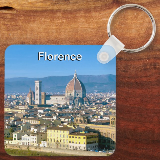 Florence, Italy Keychain (Back)