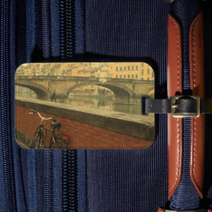 Florence Italy Luggage Tag • Vintage Ponte Vecchio