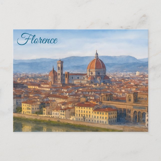 Florence, Italy Postcard (Front)