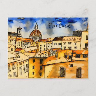 Florence Italy Postcard