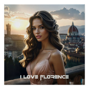 FLORENCE - ITALY POSTER