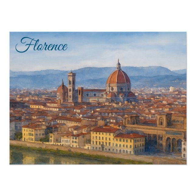 Florence, Italy Poster (Front)