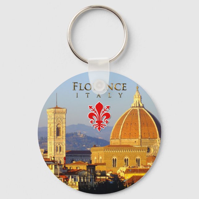 Florence, Italy - Santa Maria del Fiore Keychain (Front)
