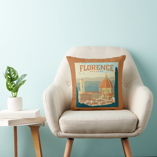 Florence, Italy Throw Pillow (Chair)