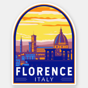 Florence Italy Travel Art Vintage