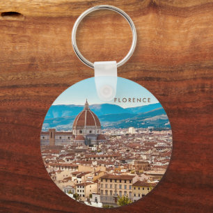 Florence Italy Travel Souvenir Photo Keychain