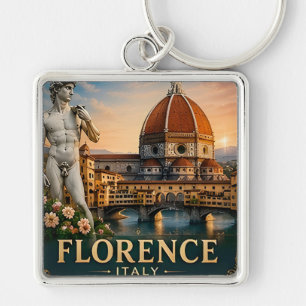 🧲 Florence Italy Vacation Keepsake For Travelers Keychain