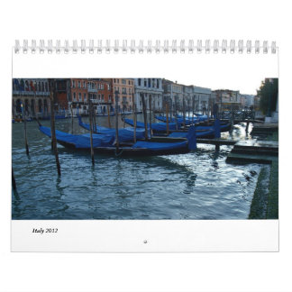 Florence, Milan and Rome Calendar