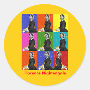 florence nightengale POPART T-Shirts & Gifts Classic Round Sticker