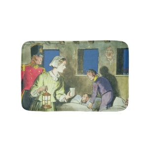Florence Nightingale (1820-1910) from 'Peeps into Bath Mat