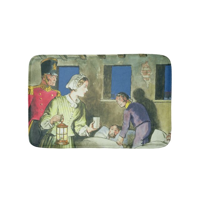 Florence Nightingale (1820-1910) from 'Peeps into Bath Mat (Front)