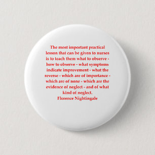 florence nightingale 2 inch round button