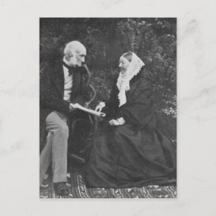 Florence Nightingale and Sir Harry Verney Postcard