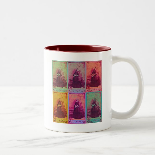 Florence Nightingale Colours Two-Tone Coffee Mug (Right)