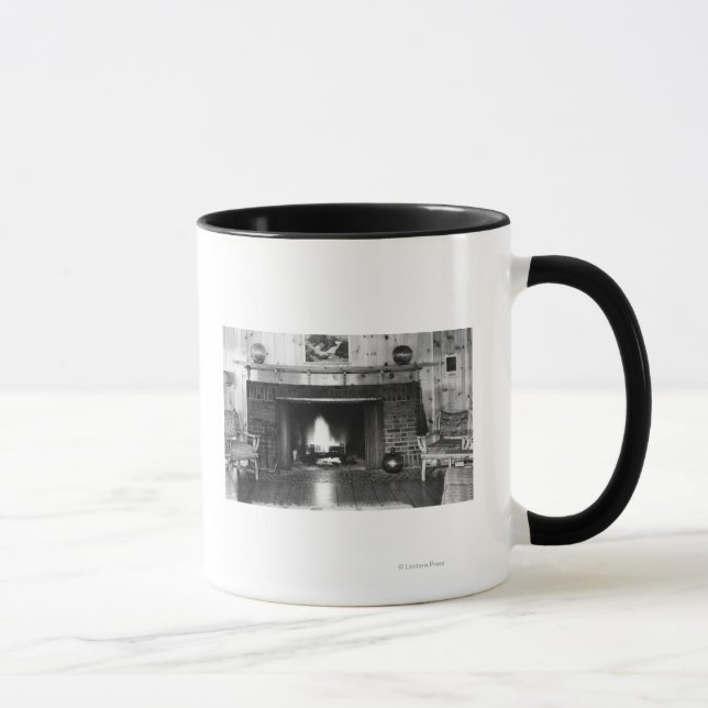 Florence, Oregon Hotel Regan Lobby View Mug (Right)