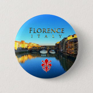 Florence - Ponte Vecchio 2 Inch Round Button