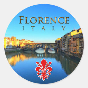Florence - Ponte Vecchio Classic Round Sticker