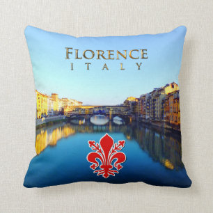 Florence - Ponte Vecchio Throw Pillow