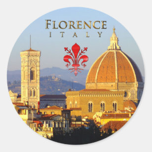 Florence - Santa Maria del Fiore Classic Round Sticker