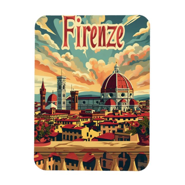 Florence Vintage Magnet (Vertical)