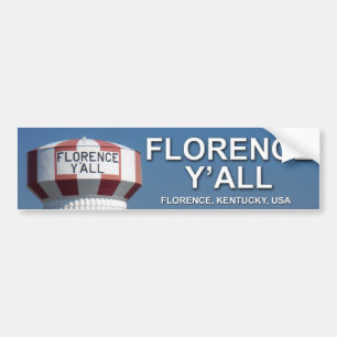 Florence Y'all Bumper Sticker