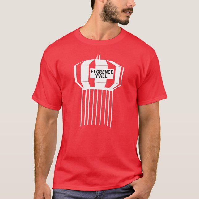 FLORENCE Y'ALL RED T-Shirt (Front)